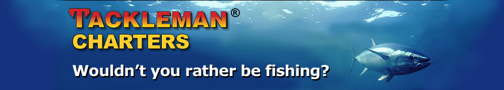 Tackleman Fishing Charters top banner